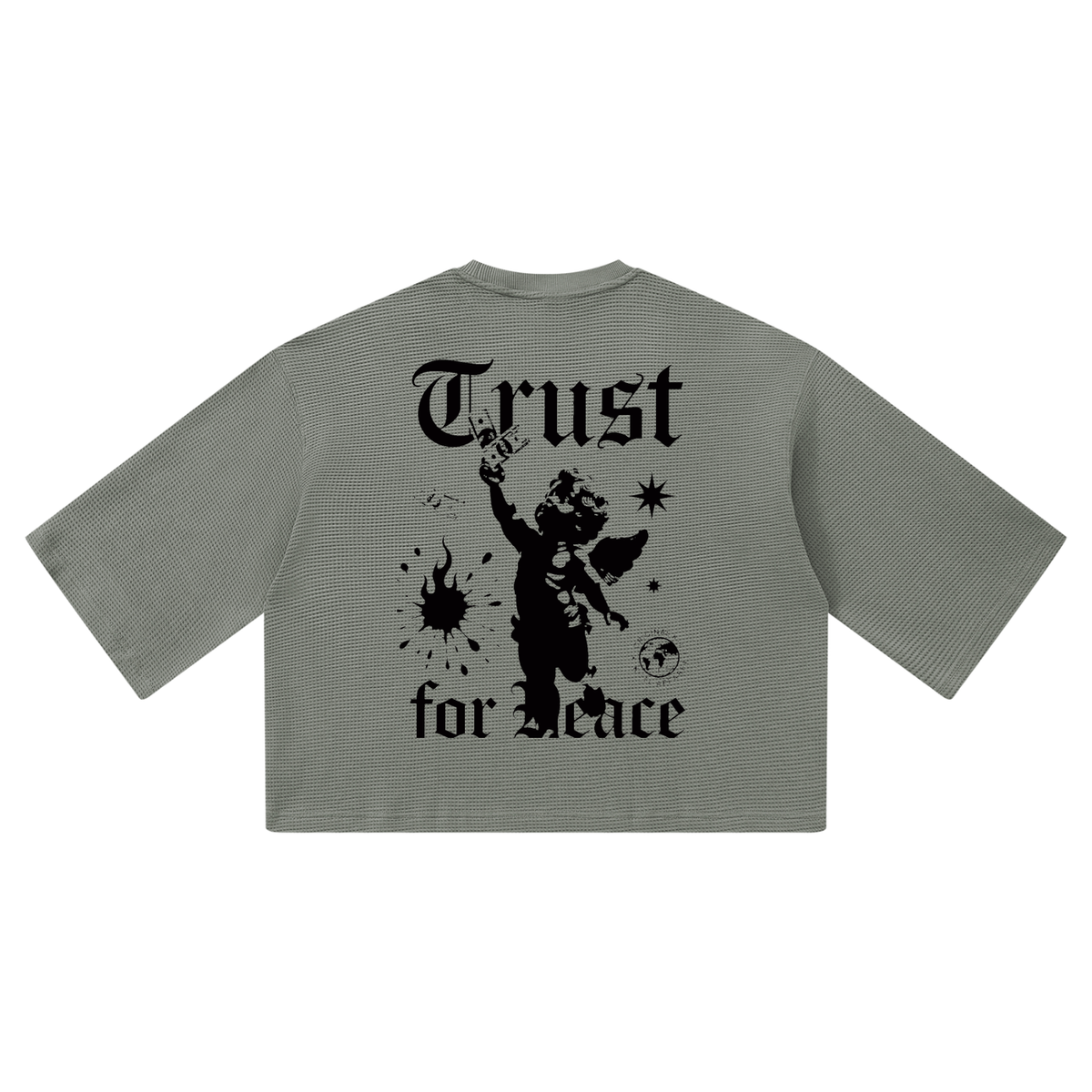 Oversized Trust "For Peace" Baby Jesus T Shirt