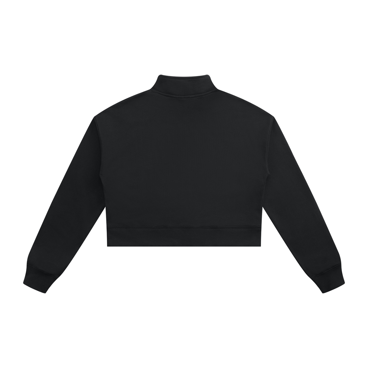 Women Trust Logo Cropped Half-Zip