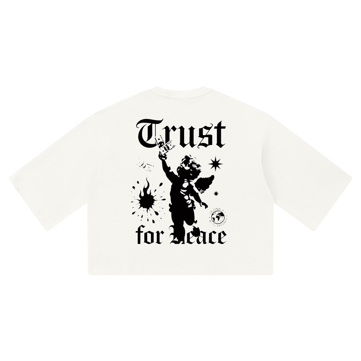 Oversized Trust "For Peace" Baby Jesus T Shirt
